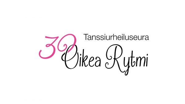 Tanssiurheiluseura Oikea Rytmi 30v. logo